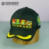 Gorra Negra con Visera VETERANO Colombia