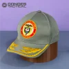 Gorra Gris con Visera Republica De Colombia