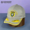 Gorra Gris Claro con Visera Republica De Colombia
