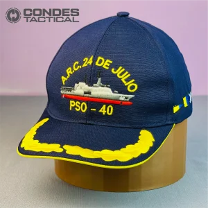 Gorra de mar azul ARC 24 de Julio PSO-40 - 1 Laurel