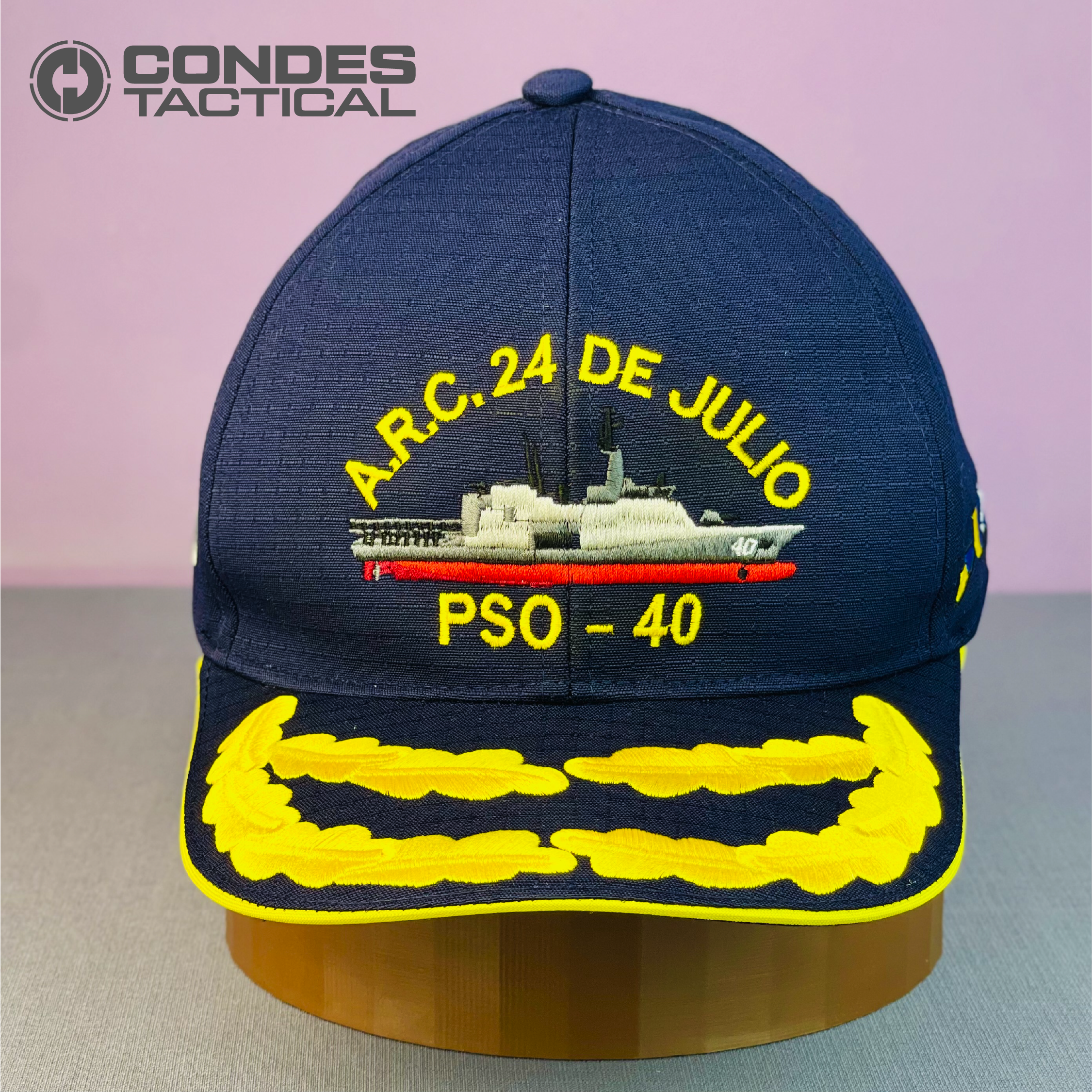 ESTUDIO FOTOS GORRAS ARRC 24 DE JULIO-12 Gorra ARC 24 de Julio doble Laurel