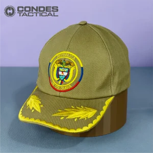 Gorra Kaki con Visera Republica De Colombia